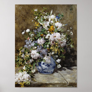 Poster Auguste Renoir - Bouquet de printemps