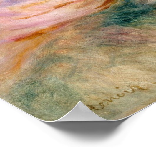 Poster Auguste Renoir dans le pré (Coin)