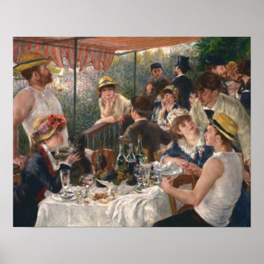Poster Auguste Renoir, Déjeuner de la fête nautique (Devant)