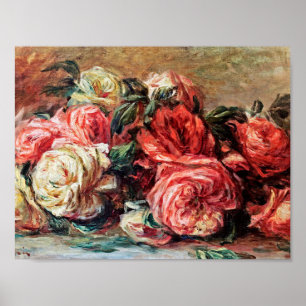 Poster Auguste Renoir - Discarded Roses
