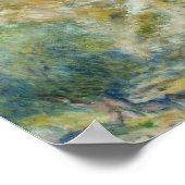 Poster Auguste Renoir - Drapeaux rocheux à L'Estaque (Coin)