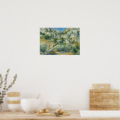 Poster Auguste Renoir - Drapeaux rocheux à L'Estaque (Cuisine)