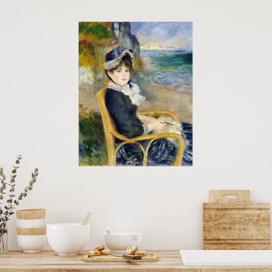 Poster Auguste Renoir En bord de mer (Cuisine)