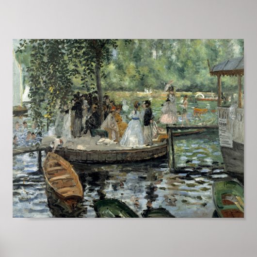 Poster Auguste Renoir - La Grenouillère (Devant)