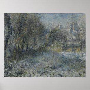 Poster Auguste Renoir - Paysage couvert de neige
