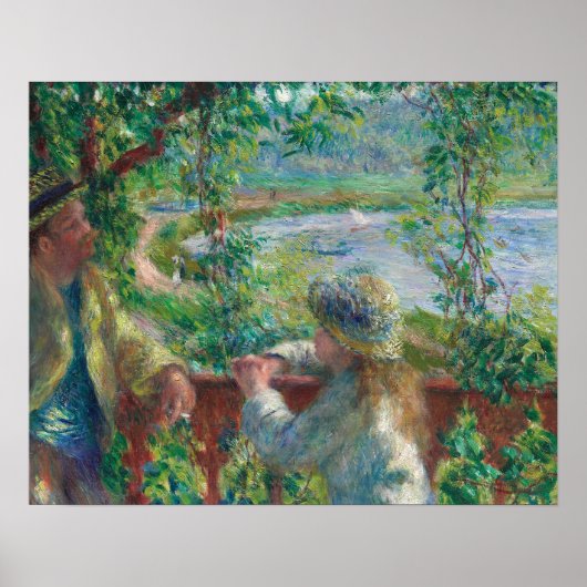 Poster Auguste Renoir - Près du lac (Devant)
