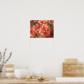 Poster Auguste Renoir - Roses Dans Un Vase (Cuisine)