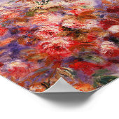 Poster Auguste Renoir - Roses Par La Fenêtre (Coin)