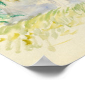 Poster Auguste Renoir - Vue sur un parc (Coin)
