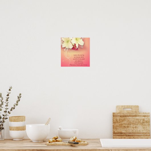 Poster Aujourd'hui (Cuisine)