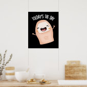 Poster Aujourd'hui, c'est la journée drôle Jeu d'orteil j (Cuisine)