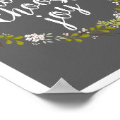 Poster Aujourd'hui, choisissez Joy Inspirational Quote Ar (Coin)