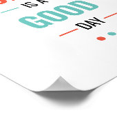 Poster Aujourd'hui est un bon jour (Coin)