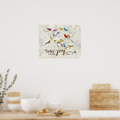 Poster Aujourd'hui, je choisis Joy Birds (Cuisine)