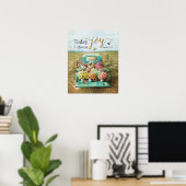 Poster Aujourd'hui, je choisis Joy Hummingbird (Bureau à domicile)