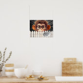 POSTER AUJOURD'HUI, PAS D'AFFAIRES MONKEY (Cuisine)