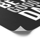 Poster Aujourd'hui sera une bonne journée Positive (Coin)