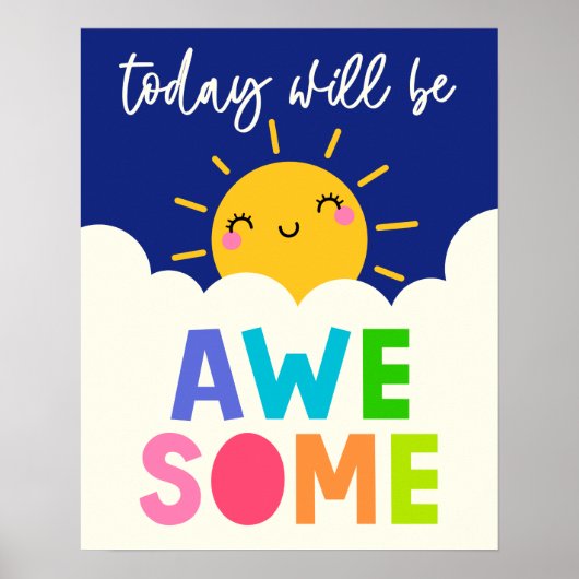 Poster Aujourd'hui Va Être Génial (Devant)