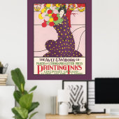 Poster Ault et Wiborg Co. 1900 (Bureau à domicile)