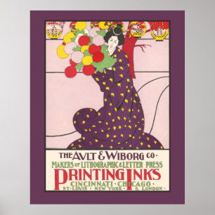 Poster Ault et Wiborg Co. 1900