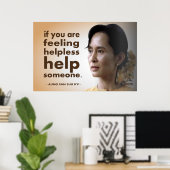 Poster Aung san suu kyi (Bureau à domicile)