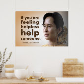 Poster Aung san suu kyi (Cuisine)