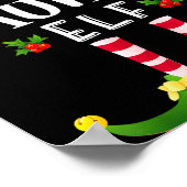 Poster Aunt Christmas Elf Matching Pajama X-mas Party  (Coin)