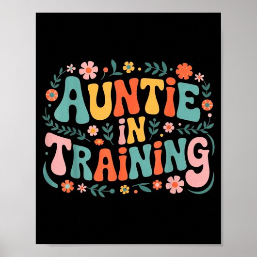Poster Auntie In Training Aun For Hostal Labor Nephew (Devant)
