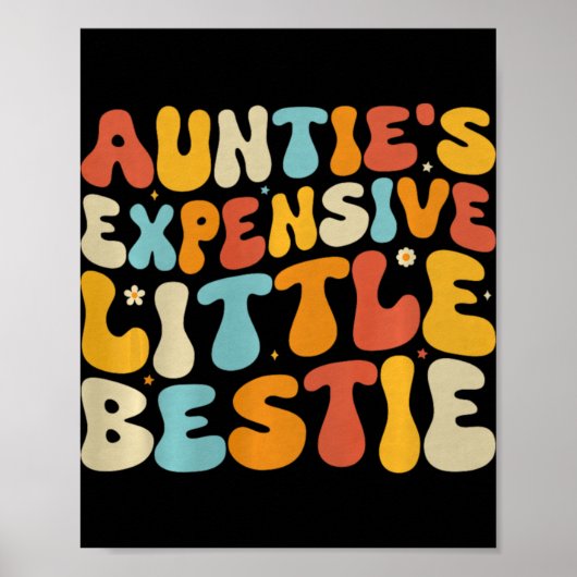 Poster Auntie's Expensive Little Ie, Funny New Aunt Nephe (Devant)