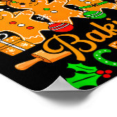 Poster Auntie's Xmas Cookie Baking Crew Funny Baker Ginge (Coin)