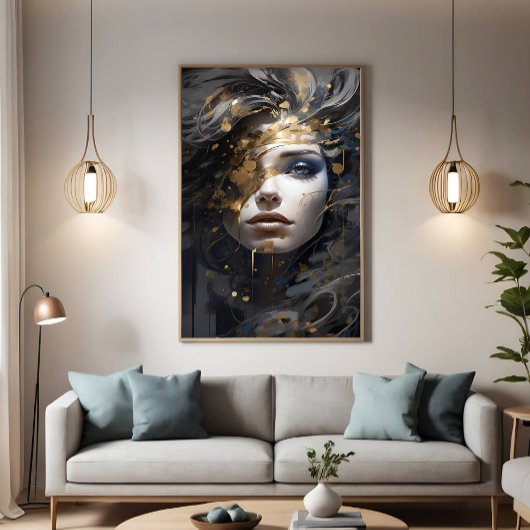 Poster Aura dorée