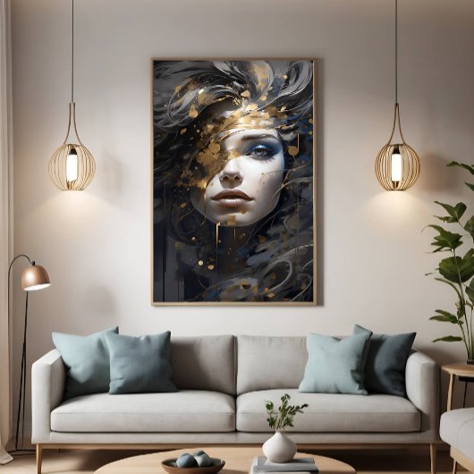 Poster Aura dorée
