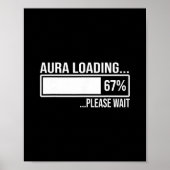 Poster Aura Loading 67 Funny Six Seven Gen Alpha Meme (Devant)