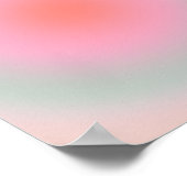 Poster Aura minimaliste Pastel Gradient (Coin)