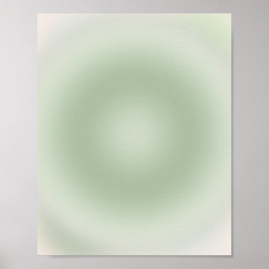 Poster Aura Vert Sage (Devant)
