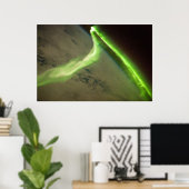 Poster Aurora Australis de la Station spatiale internatio (Bureau à domicile)