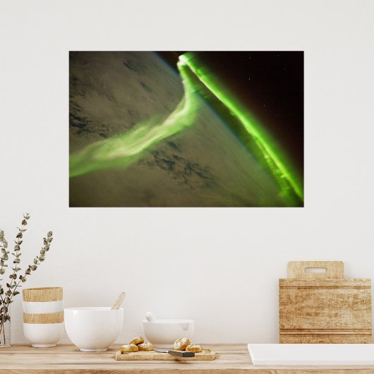 Poster Aurora Australis de la Station spatiale internatio (Cuisine)