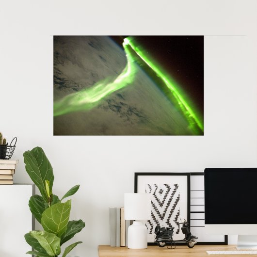 Poster Aurora Australis De L'Espace (Bureau à domicile)
