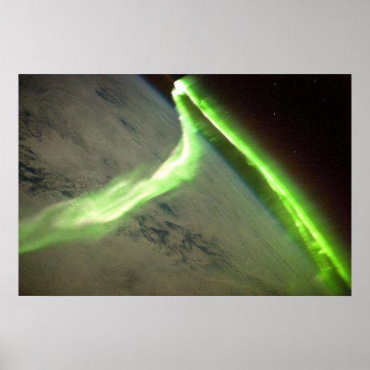 Poster Aurora Australis De L'Espace (Devant)