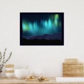 Poster Aurora Borealis (Cuisine)