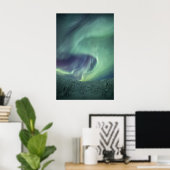 Poster Aurora Borealis (Bureau à domicile)