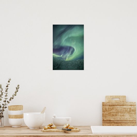 Poster Aurora Borealis (Cuisine)