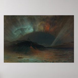 Poster Aurora Borealis[1865] par l'église Frederic Edwin