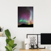 Poster Aurora Borealis | Alaska Brooks Range, Alaska (Bureau à domicile)