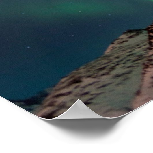 Poster Aurora Borealis | Ancrage, Alaska (Coin)