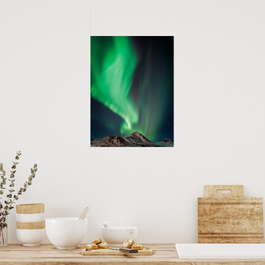 Poster Aurora Borealis | Ancrage, Alaska (Cuisine)