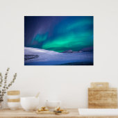 Poster Aurora Borealis beau paysage (Cuisine)