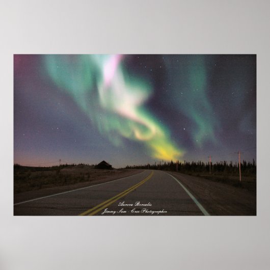 Poster Aurora Borealis - Chisasibi Québec (Devant)
