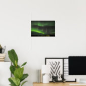 Poster Aurora borealis dans le ciel (Bureau à domicile)