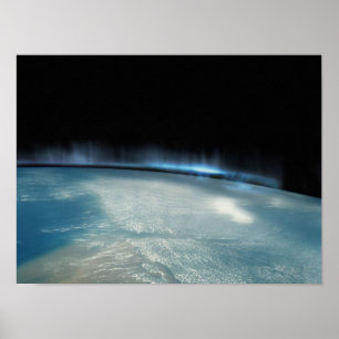Poster Aurora Borealis de l'espace